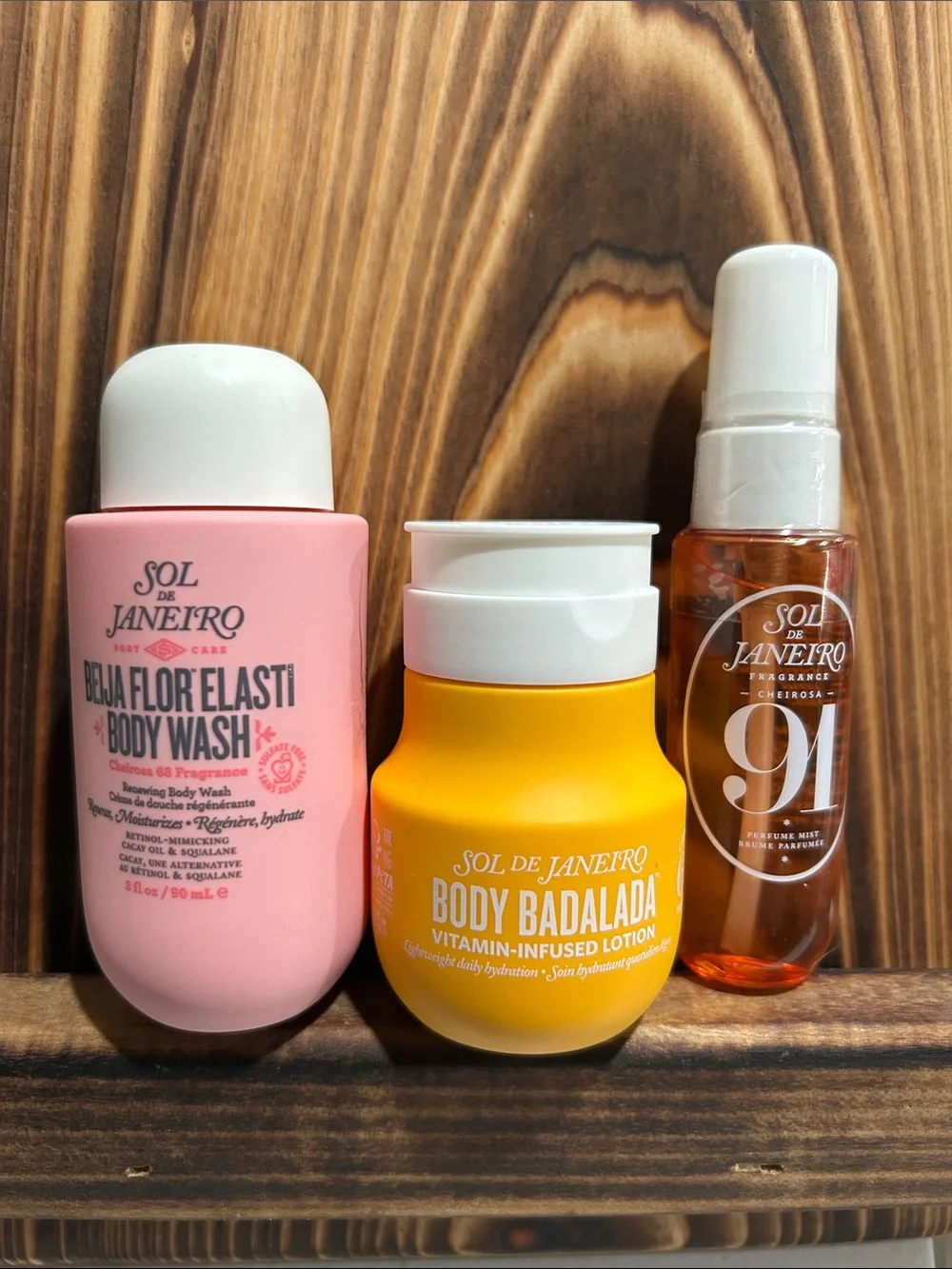 Sol de Janeiro Pink & Yellow Body Lotion and Sol 91 body mist